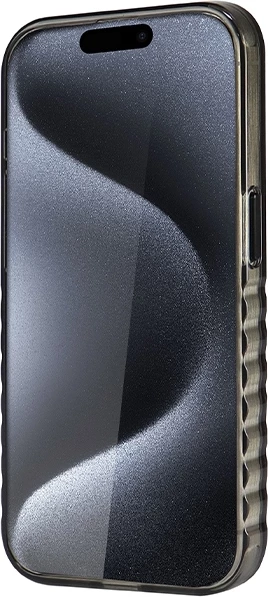 Mbështjellës Audi IML Big Logo MagSafe për iPhone 15 Pro Max, zi