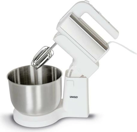 Mikser dore UNOLD Hannah 78720 me bazë dhe tas çelik inox, e bardhë/argjend