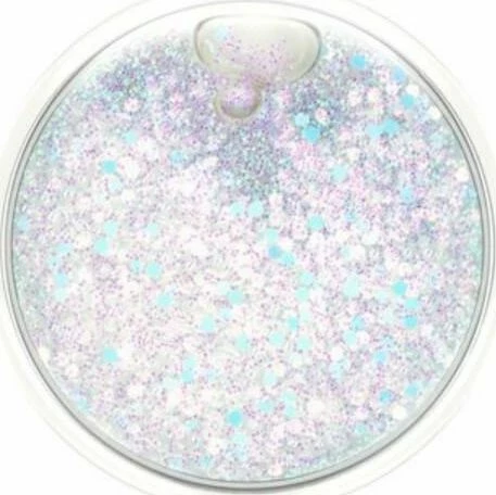 Mbajtëse telefoni PopSockets Tidepool Halo White, grip & stand, e bardhë