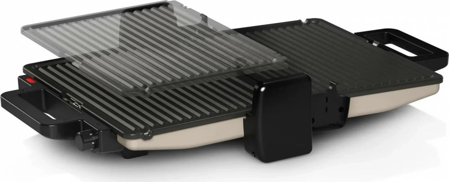 Grill kontakti Bosch TCG3302, 2000W, argjendtë