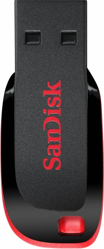 USB SanDisk Cruzer Blade 64GB, zi/kuqe