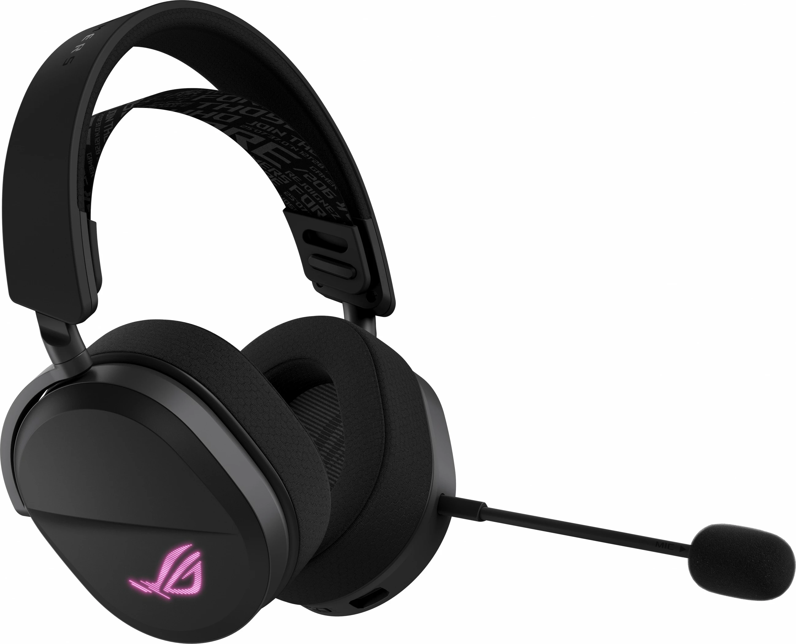 Kufje gaming ASUS ROG Pelta, me ose pa kabllo, 20-20000 Hz, 309g, e zezë