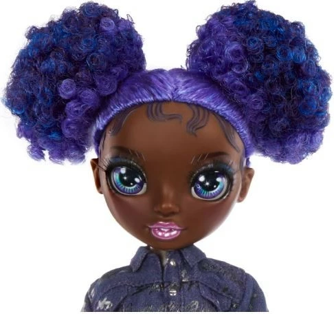 Kukull Rainbow High Junior Krystal Bailey me aksesorë, 23 cm, vjollcë
