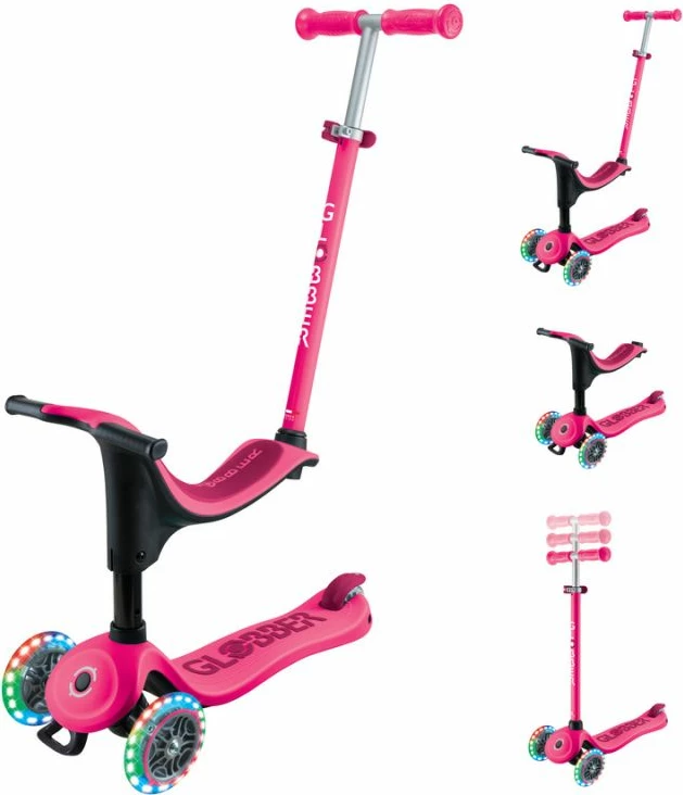 Skuter për fëmijë Globber, me drita