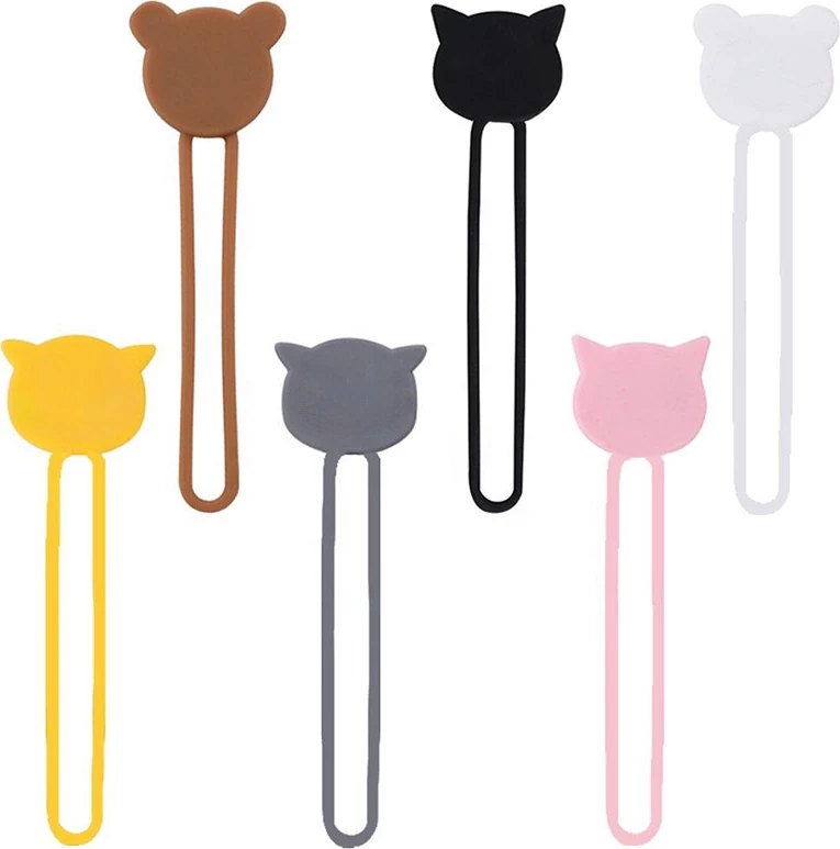 Mbështjellës kabllosh Hurtel prej silikoni, gri