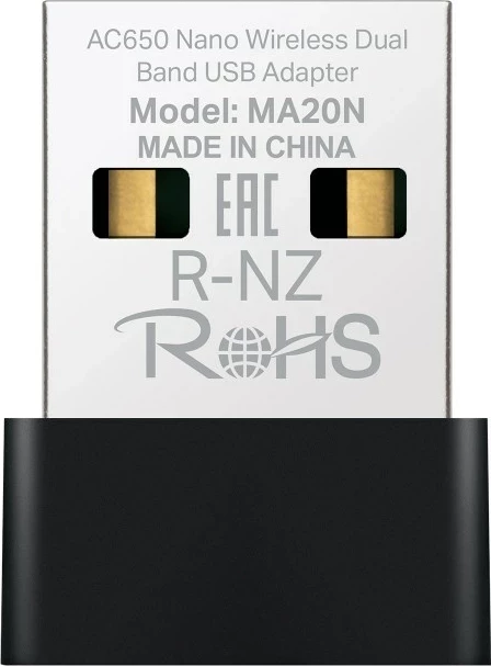 Kartelë rrjeti MERCUSYS MA20N, Wireless USB, E zezë
