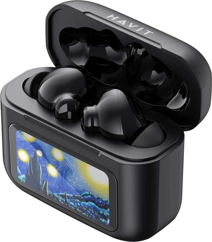 Kufje wireless HAVIT TW956, TWS, për muzikë dhe thirrje, e zezë