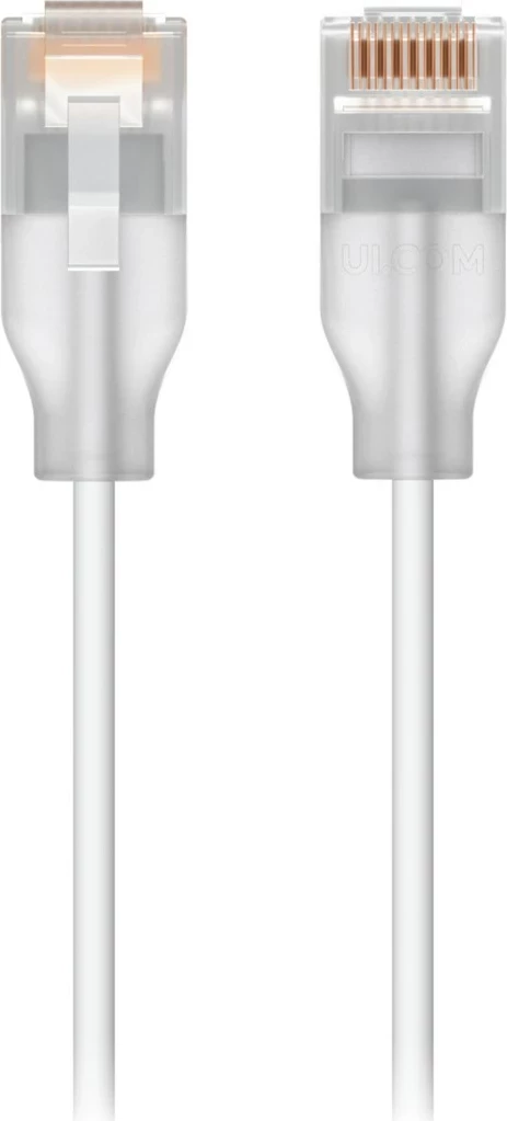 Kabëll rrjeti Ubiquiti UACC-Cable-Patch-EL-0.15M-W-24, Cat6, 0.15m, Translucent, 24 copë