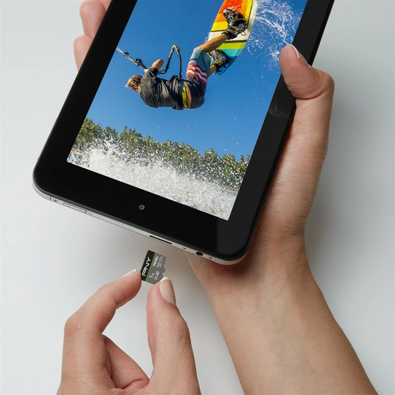 MicroSDXC PNY PRO Elite 1TB, Class 10, UHS-I, 100MB/s, 90MB/s, zi/gri