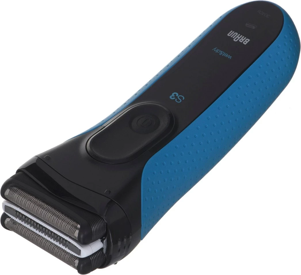 Makinë rroje Braun Series 3 3040s, me trimmer, e zezë/blu