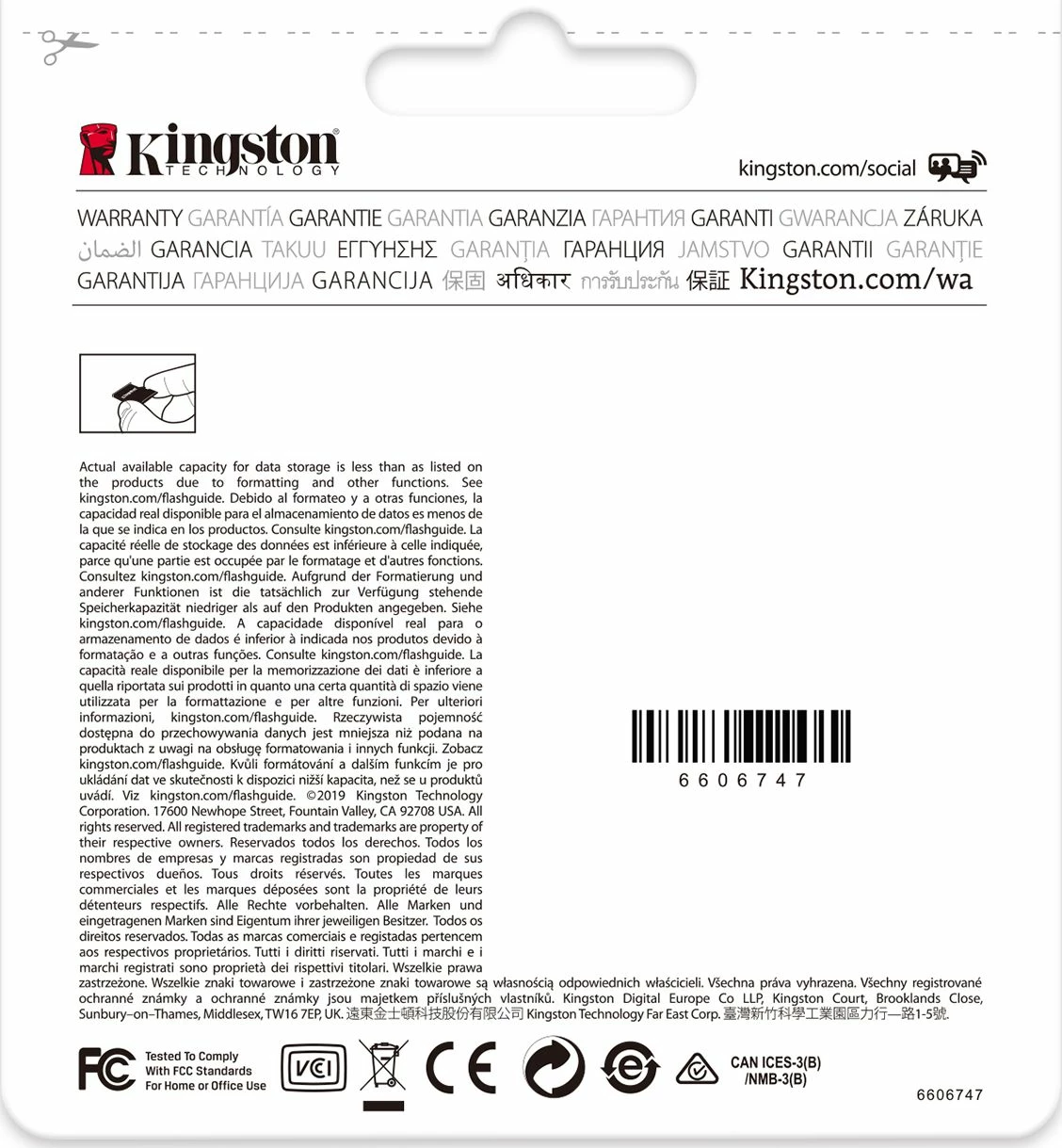 Kartelë memorie microSDHC Kingston Endurance 32 GB Class 10 UHS-I/U1 A1 (SDCE/32GB)