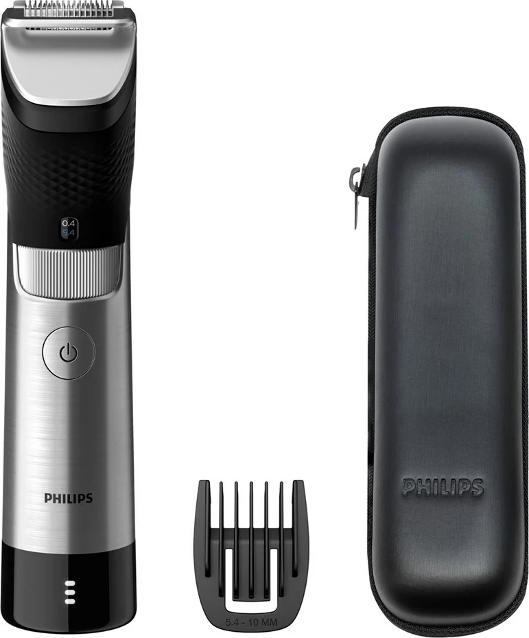 Makinë rroje Philips BT9810/15 për mjekër, me bateri, e zezë