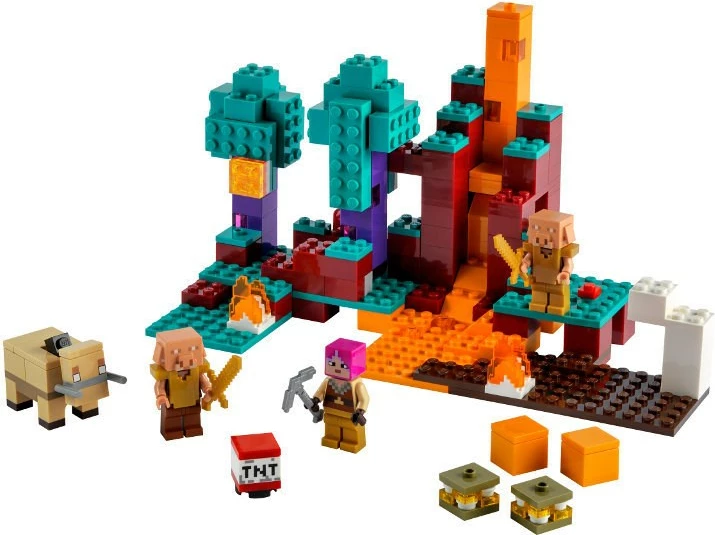 Set LEGO Minecraft 21168 The Warped Forest, Multikolor