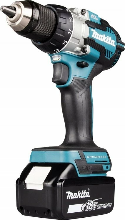 Burmashinë/vidator pa kabllo Makita DDF489RTJ 18 V, 2x5 Ah bateri, brushless, 73 Nm, 13 mm, me karikues dhe kuti