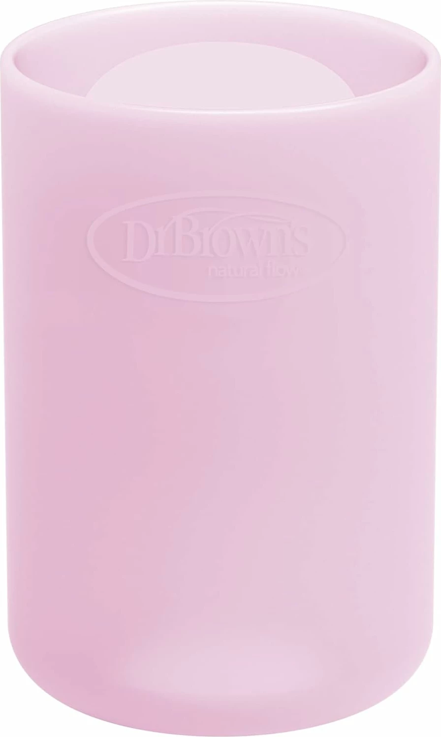 Veshje Silikoni për Shishe Qelqi Dr. Brown’s 120 ml, rozë