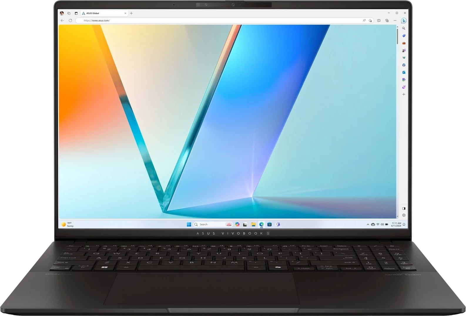 Laptop ASUS Vivobook S 16 M5606WA-MX034W, 32 GB RAM, 512 GB SSD, Argjendtë