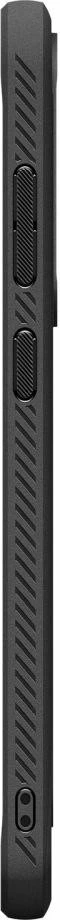 Mbështjellës Spigen Rugged Armor për Samsung Galaxy S25 FE, TPU, karikim pa tela, Matte Black, 1 copë