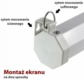 Ekran elektrik projekcioni ART EL F106 16:9, 106 inç, 234x131cm, me pilot