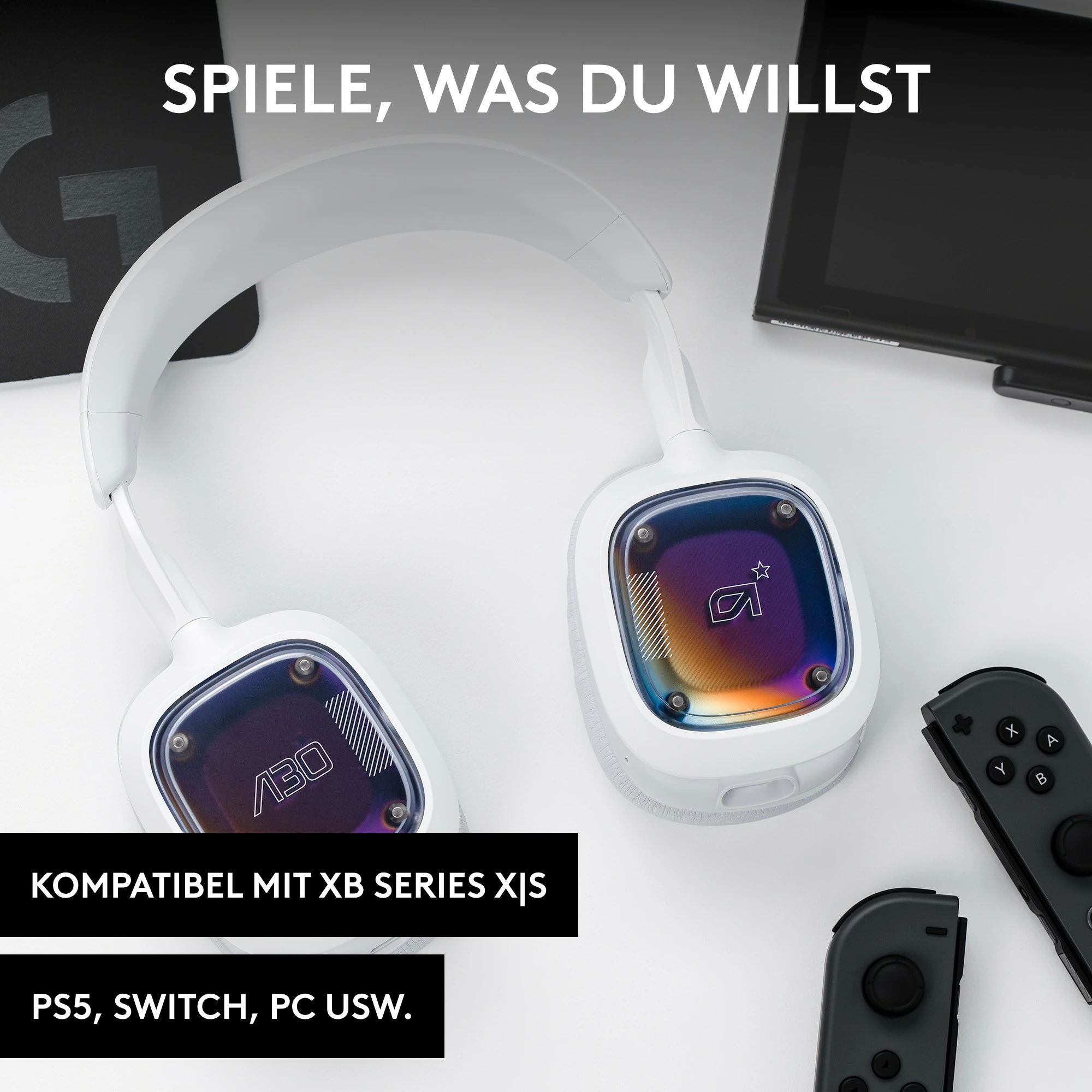 Kufje gaming ASTRO A30, Wired & Wireless, e bardhë