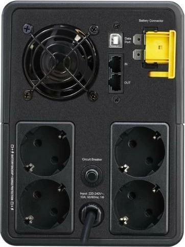 Kasë UPS APC BX750MI-GR, 750VA, 410W, 4 Shuko, E zezë