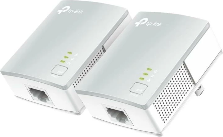 Adapter powerline TP-Link TL-PA4010 KIT, 600 Mbps, 1 port, HomePlug AV, e bardhë, 2 copë