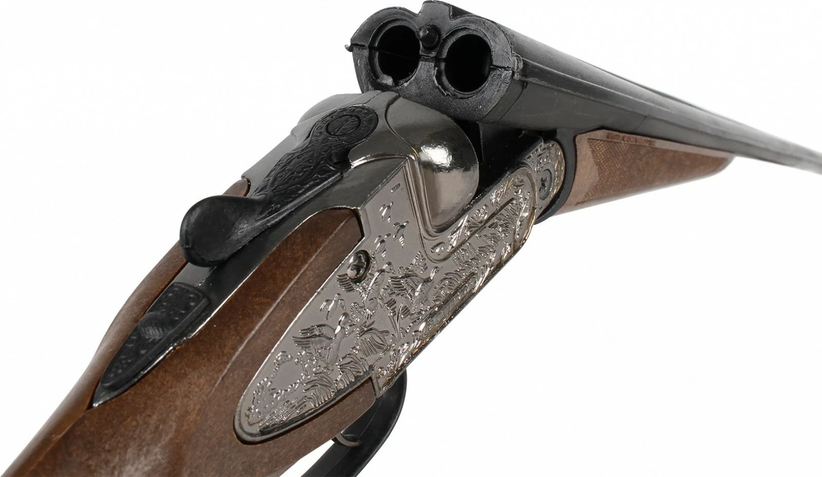 Pushkë lodër Pulio Gonher 155111/0, plastikë dhe metal, me 3 nabojë, e zezë/argjend/druri