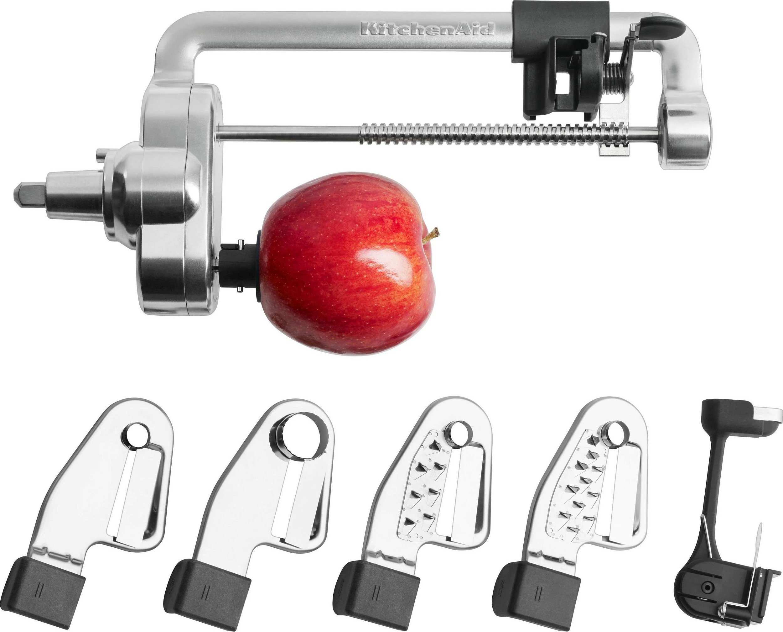 Spiralschneider KitchenAid 5KSM1APC, metal, çelik inox