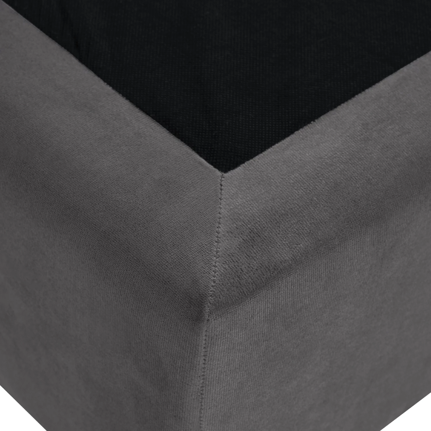 Shtrat DOLORES, kadife gri, FH637.10, 150x200 cm