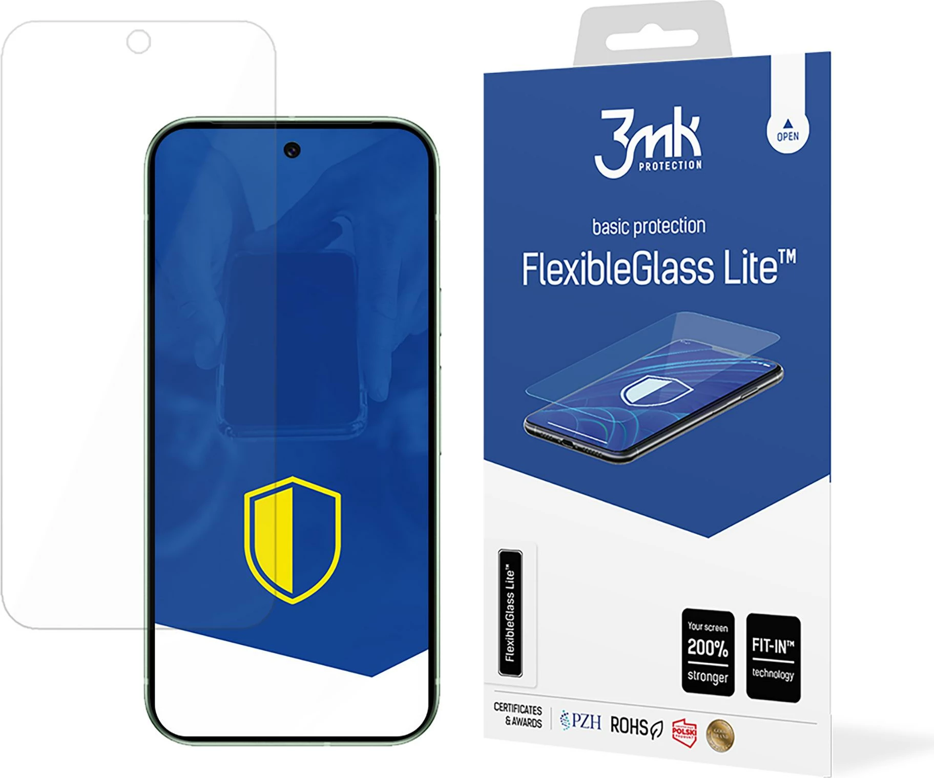 Mbështjellës xhami hybrid 3mk FlexibleGlass Lite për Google Pixel 9 / 9 Pro