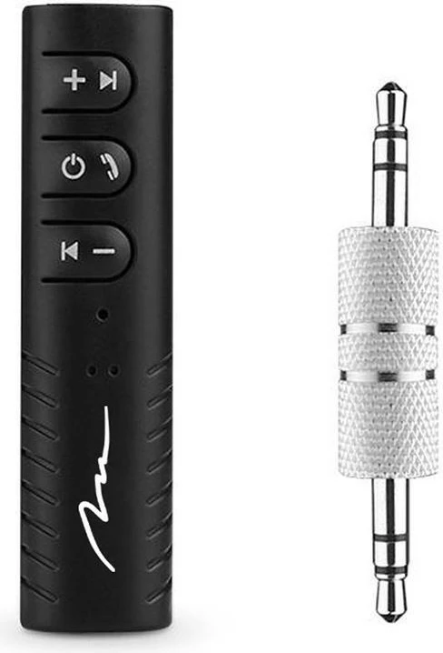 Bluetooth receiver Media-Tech MT3588, 3.5mm, i zi/argjendtë