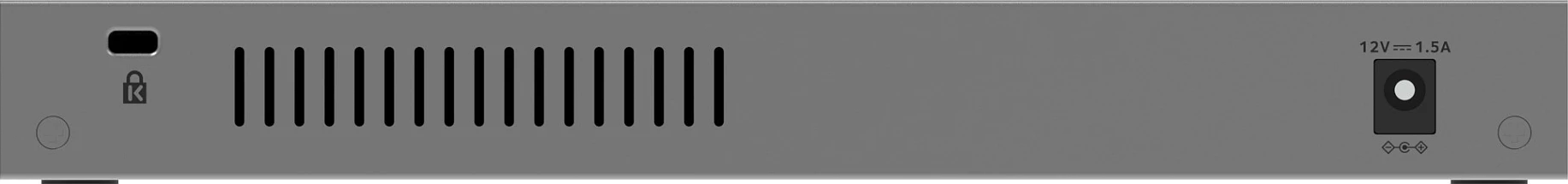 Switch NETGEAR GS108MX, 8 porte Gigabit, 1 portë 10G, kasë metalike