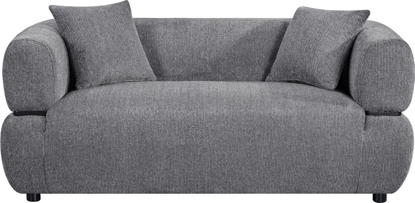 Divan dy ulës ARCTIS, material gri, 169x88x68cm