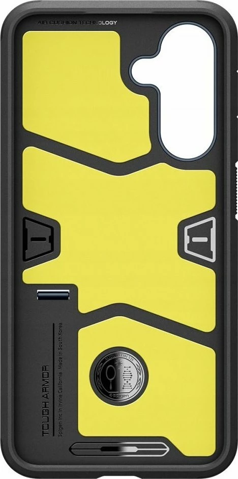 Mbështjellës Spigen Tough Armor ACS09295 për Samsung Galaxy A56 5G, MagSafe, me këmbëz, MIL-STD 810G-516.6, gri Metal Slate