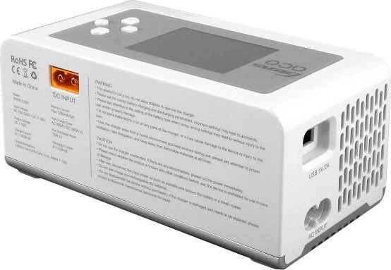 Karikues Gens ace IMARS D300 G-Tech Channel, 300W/700W, për bateri RC, i bardhë