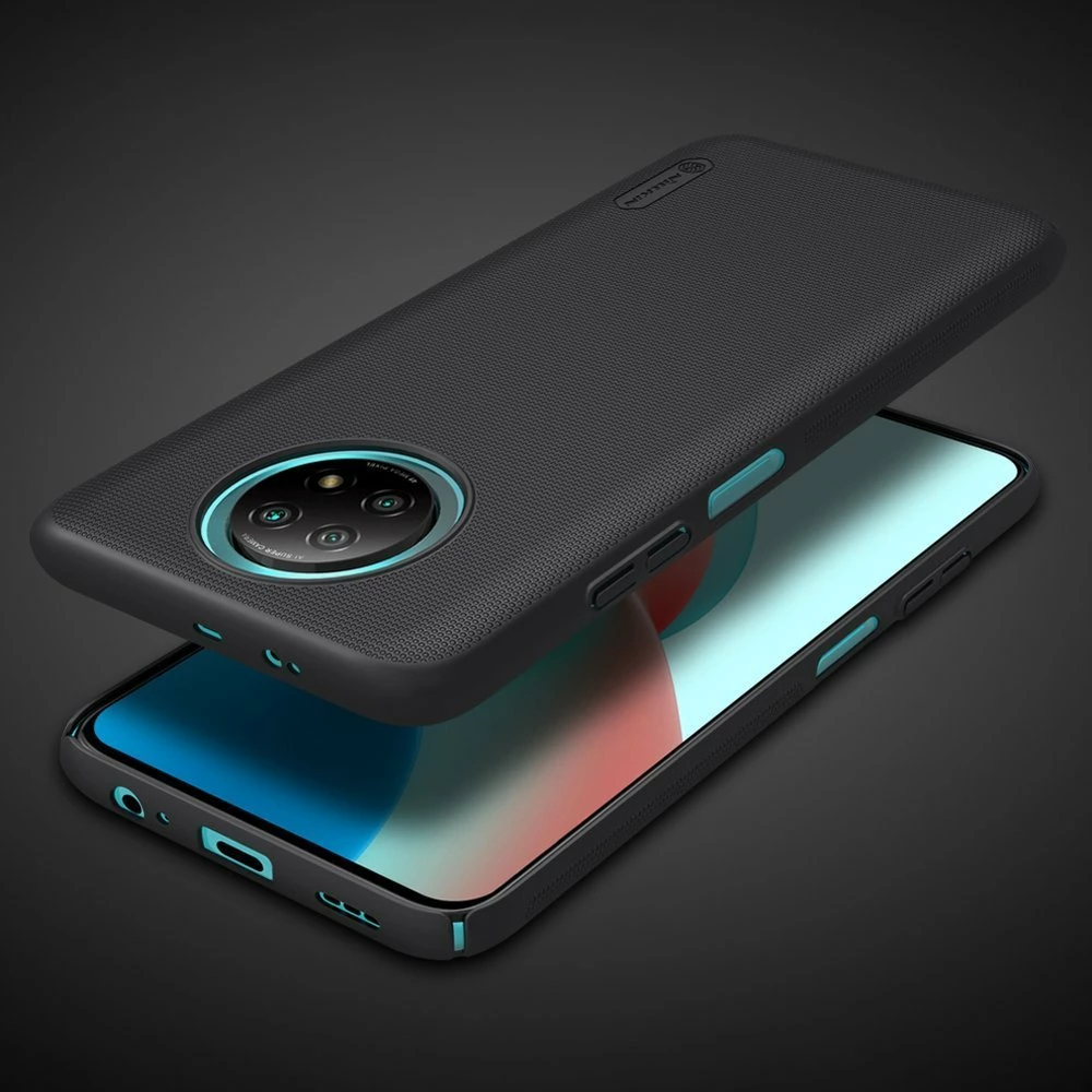 Mbështjellës Nillkin Super Frosted Shield për Xiaomi Redmi Note 9T 5G, i zi