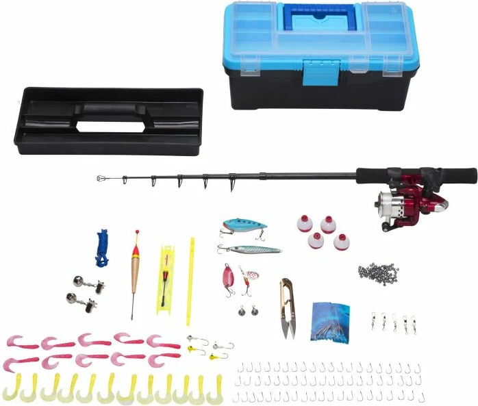 Set peshkimi MACGYVER COMBO 204 W 1, i përshtatshëm për meshkuj, femra dhe fëmijë