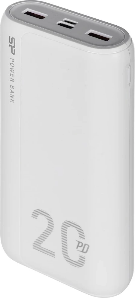 Powerbank Silicon Power QS15, 20000 mAh, 2x USB QC 3.0, 1x USB-C PD, Bardhë