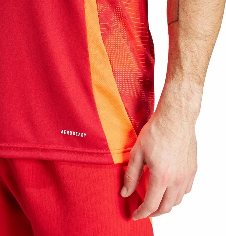 Fanellë për meshkuj adidas, e kuqe dhe portokalli