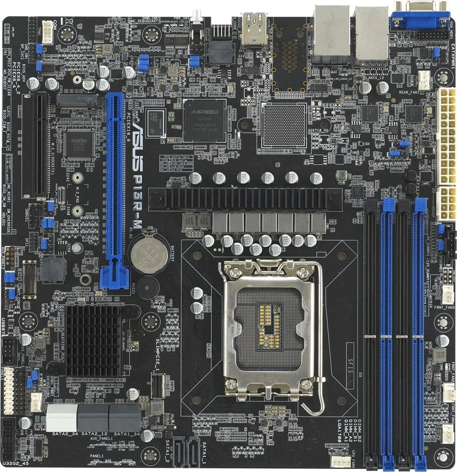 Pllakë amë ASUS P13R-M, Intel C262, LGA 1700, micro ATX