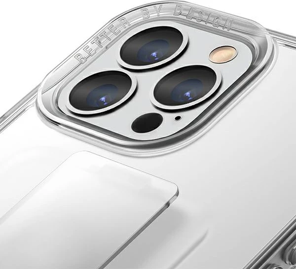 Mbështjellës UNIQ Heldro për iPhone 13 Pro / iPhone 13, transparent, me rrip dore
