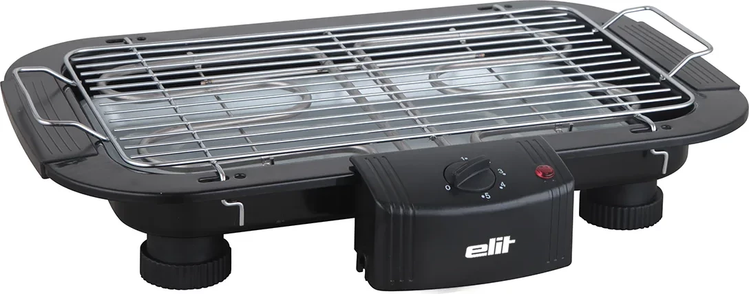 Grill elektrik, Elit, BQ-6200, 2000W, 38x22 cm, termostat automatik, lartësi rregullueshme