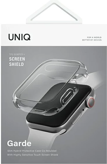 Mbështjellës UNIQ Garde për Apple Watch 7/8/9/SE2, 45mm, Transparent