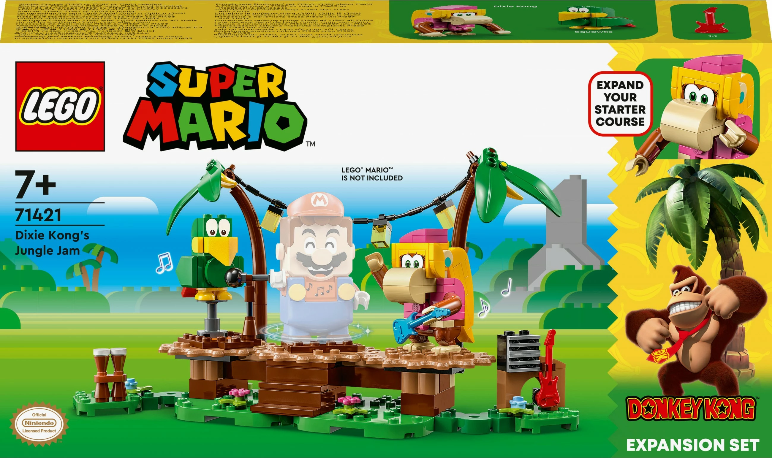 Set ndërtimi LEGO Dixie Kong's Jungle Jam, 174 pjesë, shumëngjyrëshe
