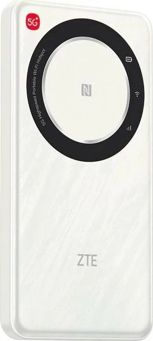Router mobil ZTE U30 Air 5G, Wi-Fi 6, bateri 4500mAh, bardhë