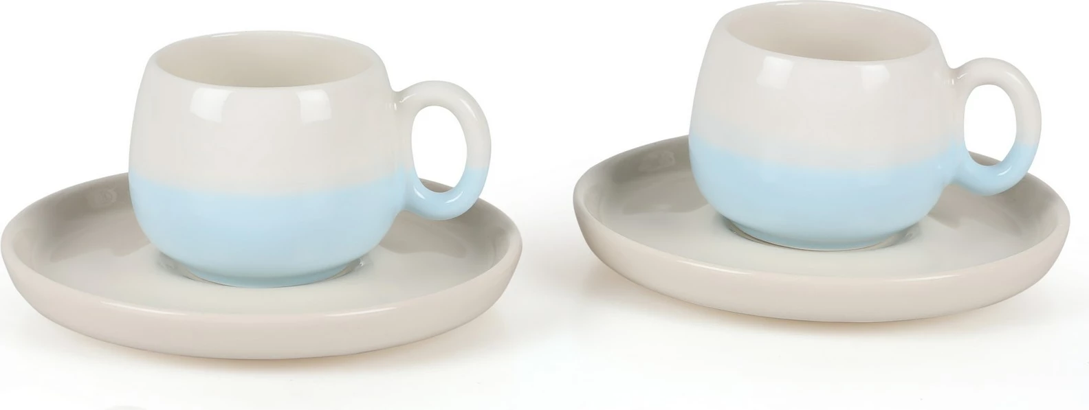 Set filxhanash kafeje (4 copë), Hermia Concept, ngjyrë kaltër, 96-359-3