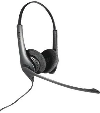 Kufje AGFEO Headset 1500 Duo, me kabllo, mikrofon boom, anulim zhurme, e zezë