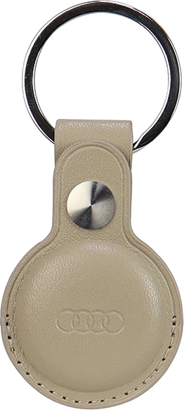 Mbështjellës Audi për AirTag, lëkurë sintetike, bezhë