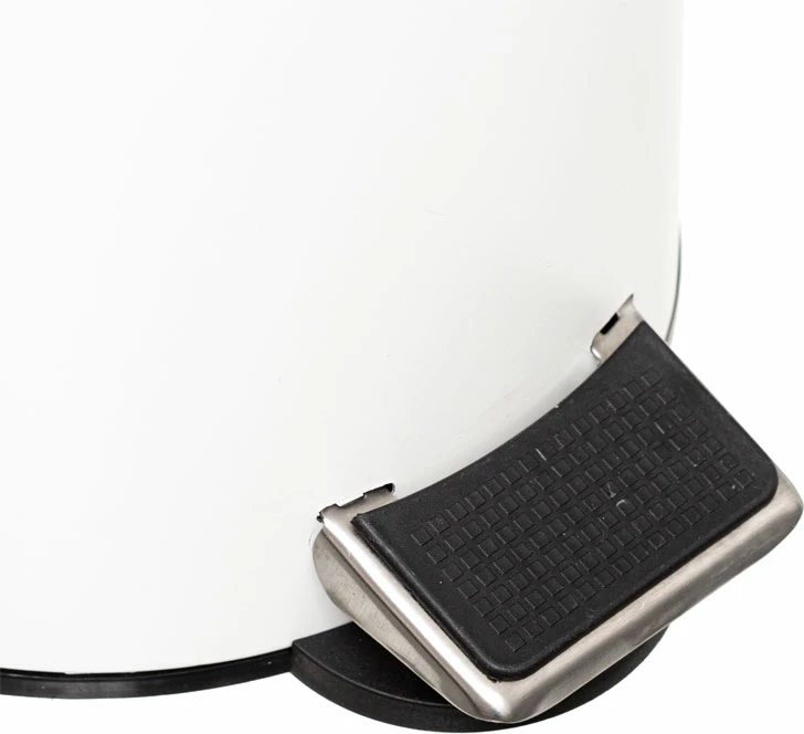 Kosh mbeturinash 3L Nature, metalik i bardhë-natyral