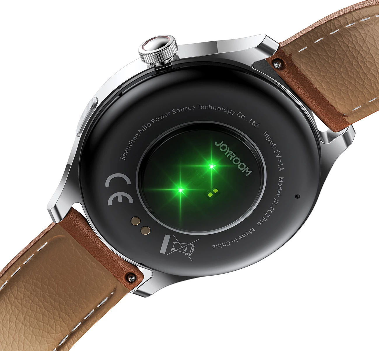 Smartwatch Joyroom JR-FC2 Pro, 1.46", Bluetooth, 350mAh, argjendtë, me rripa lëkure dhe silikoni