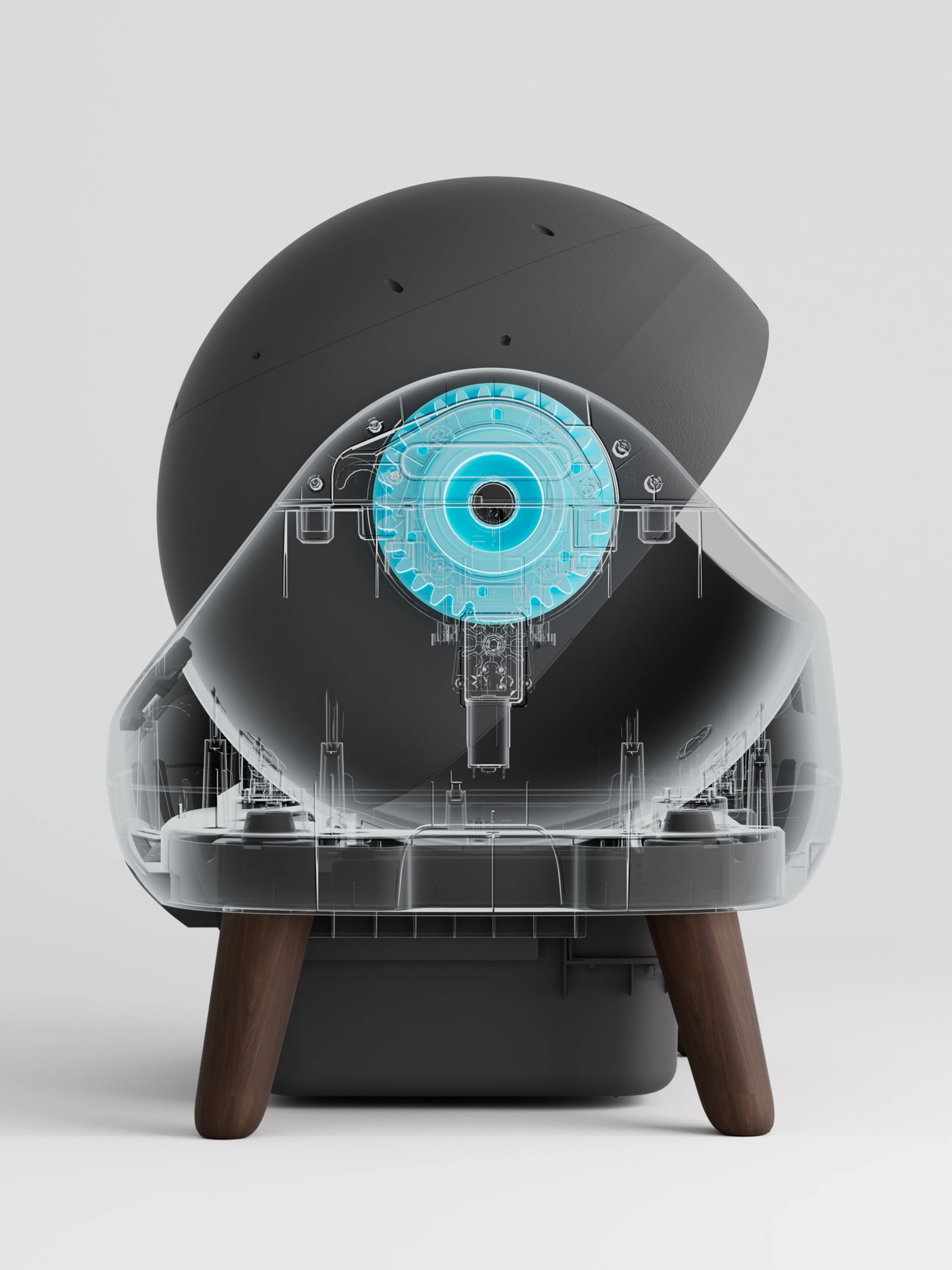 kuti rëre smart automatike për mace Catlink C08 Scooper OPEN-X, me Wi‑Fi/app, 4 L rërë + 12 L depo mbetjesh, gri